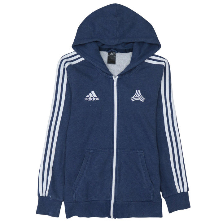 Adidas Men's Blue Full Zip Hoodie Small Sportswear Jacket