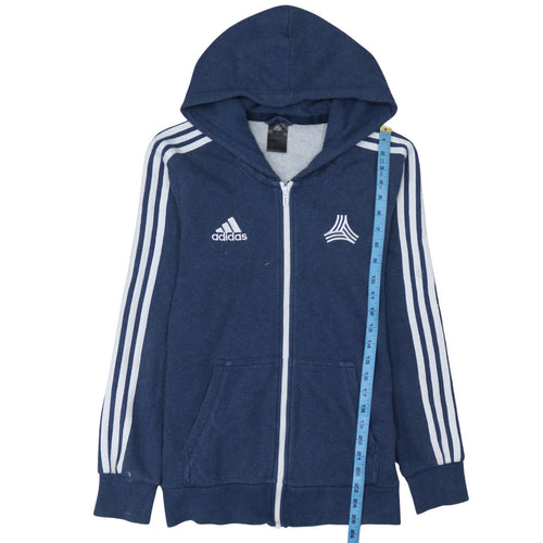 Adidas Men's Blue Full Zip Hoodie Small Sportswear Jacket