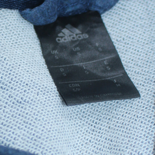 Adidas Men's Blue Full Zip Hoodie Small Sportswear Jacket