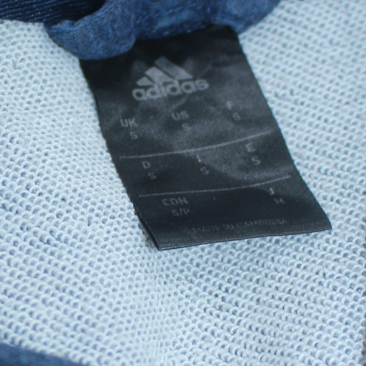 Adidas Men's Blue Full Zip Hoodie Small Sportswear Jacket