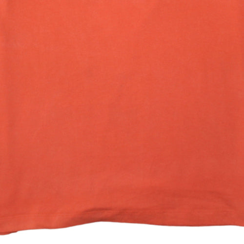 Nike Men's Orange Dri-FIT Crew Neck Short Sleeve T-Shirt Size M