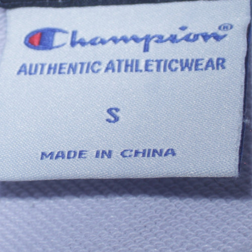Champion Women White Small Crew Neck Pullover Sweatshirt