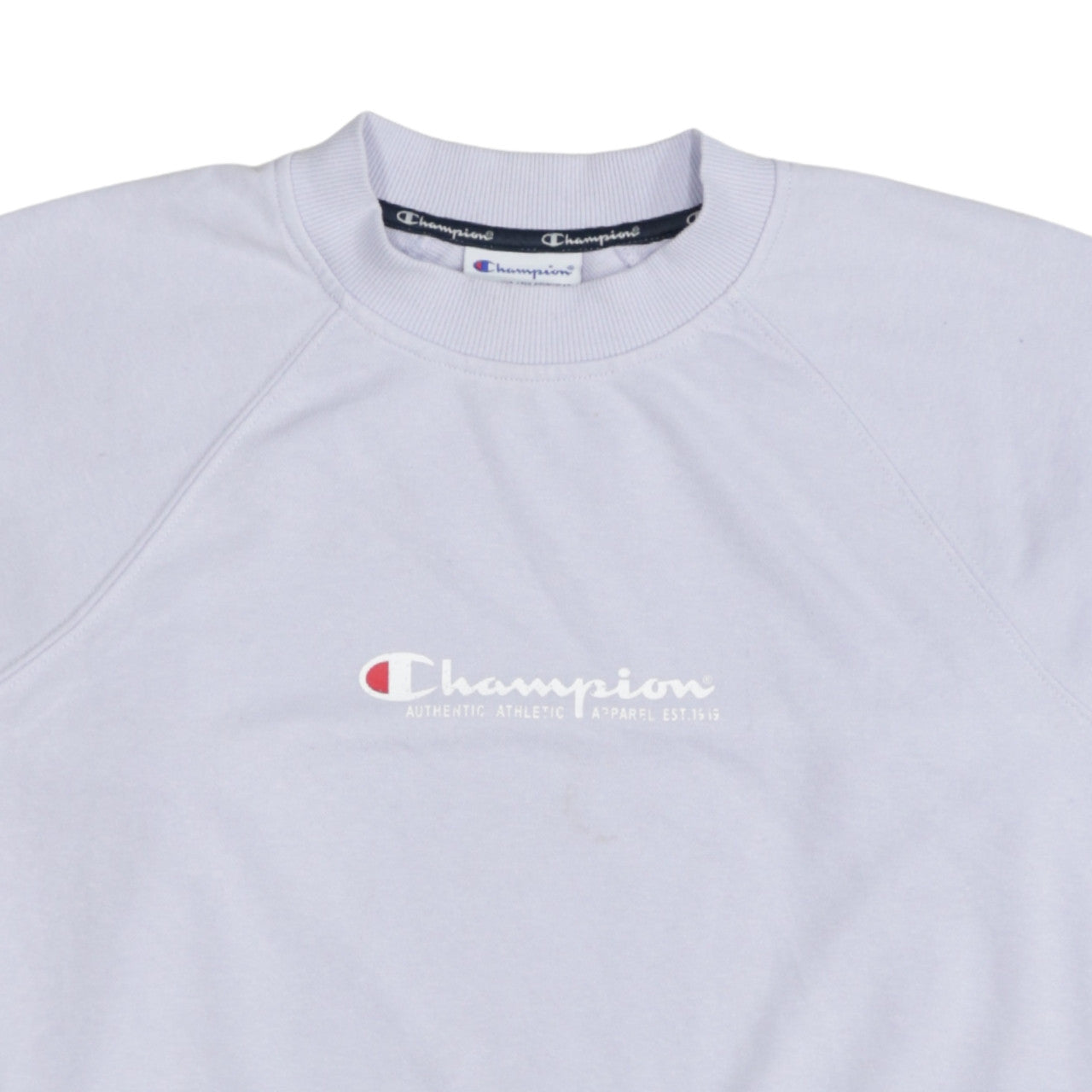 Champion Women White Small Crew Neck Pullover Sweatshirt