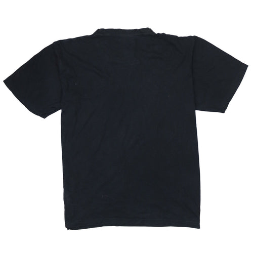 Lotto Mens Black XL Graphic Print Sports Crew Neck T-Shirt