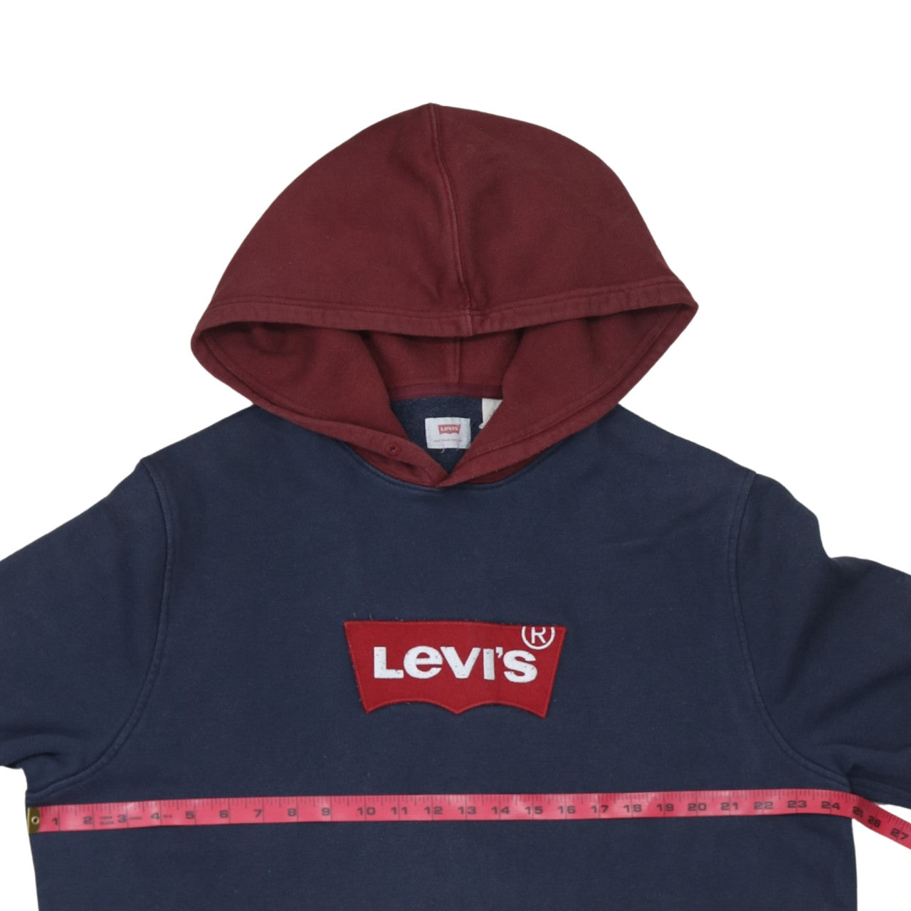 Levi's Men's Blue Pullover Hoodie 2XL Logo Graphic Sweatshirt