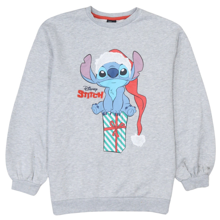 Disney Girls Grey Stitch Christmas Pullover Sweatshirt 11-12 Years