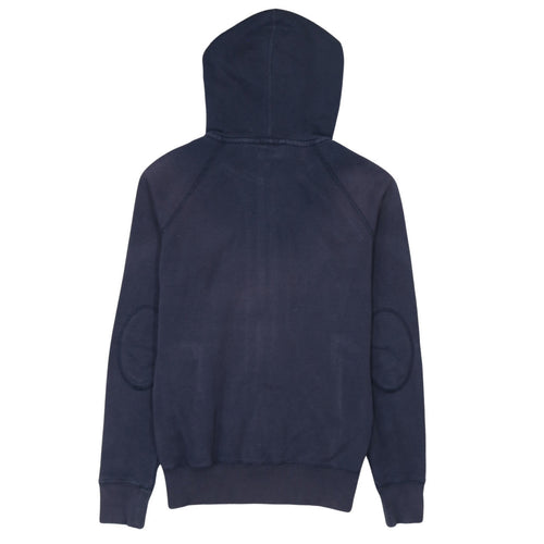 Adidas Women’s Navy Full Zip Hoodie Size 12 Cotton Lined Casual Sweatshirt