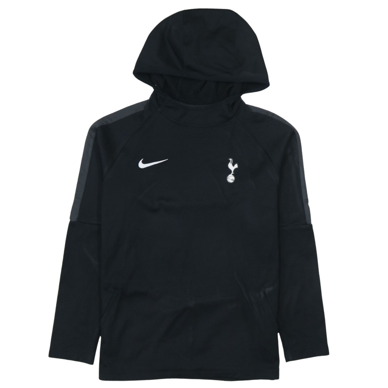 Nike Boys Black Tottenham Dri-FIT Pullover Hoodie Size L 147-158cm