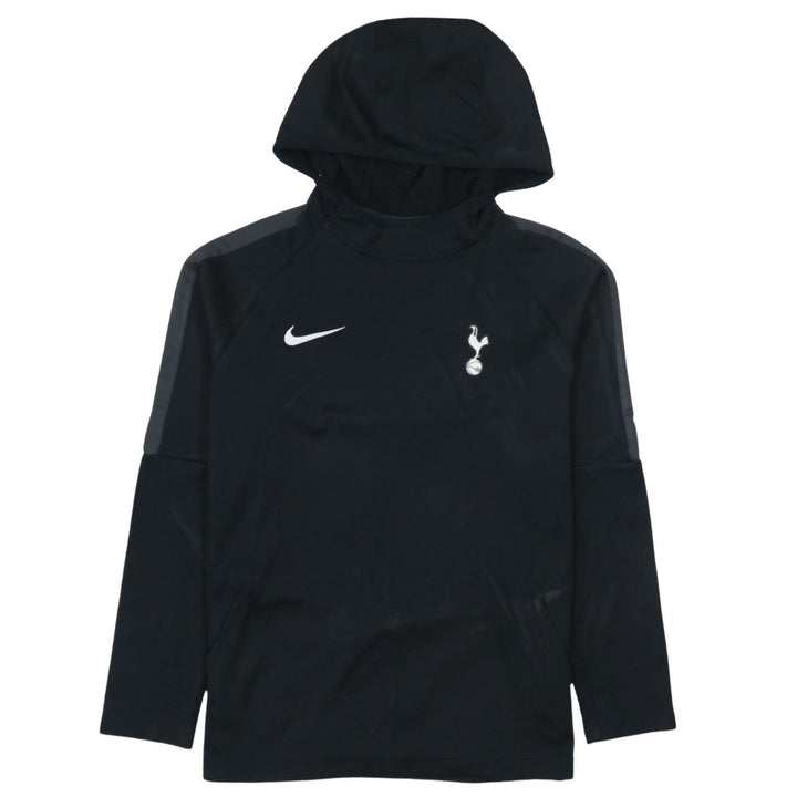 Nike Boys Black Tottenham Dri-FIT Pullover Hoodie Size L 147-158cm