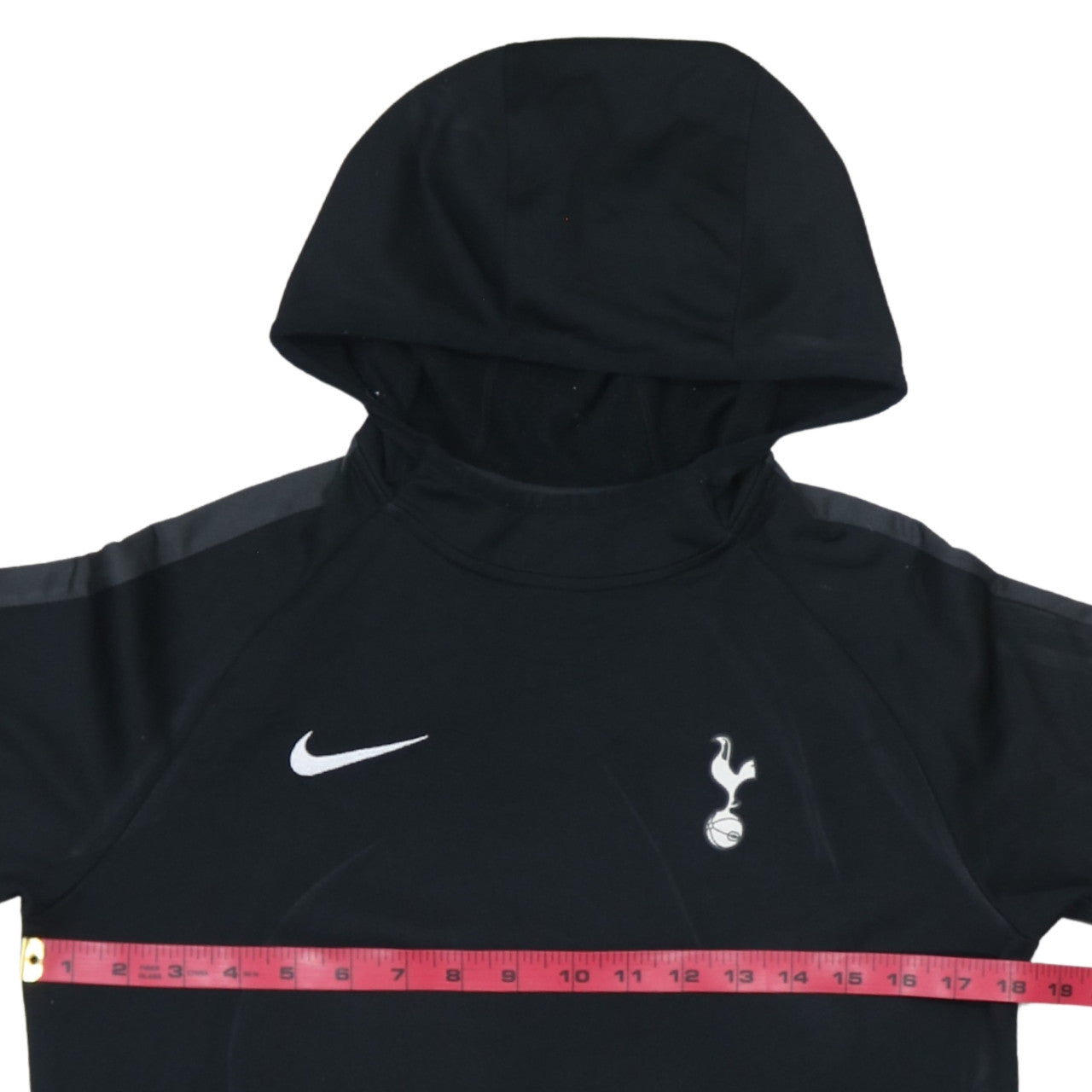 Nike Boys Black Tottenham Dri-FIT Pullover Hoodie Size L 147-158cm