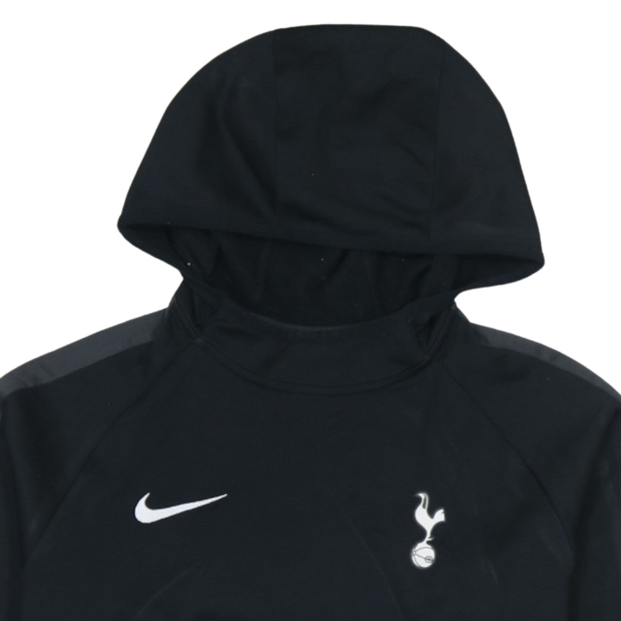 Nike Boys Black Tottenham Dri-FIT Pullover Hoodie Size L 147-158cm