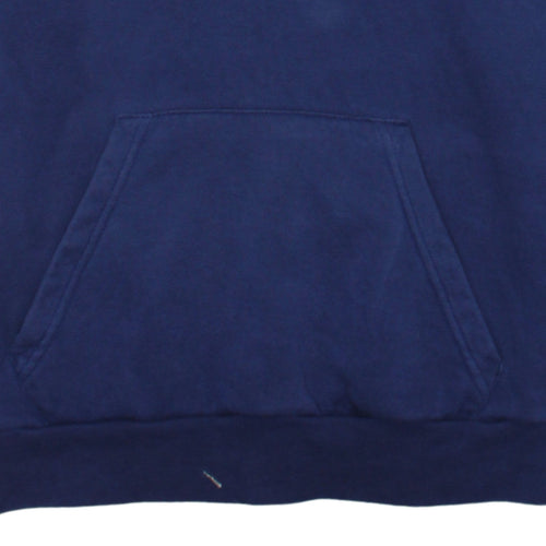 Adidas Men's Blue Pullover Hoodie XS Classic 3-Stripes Fleece