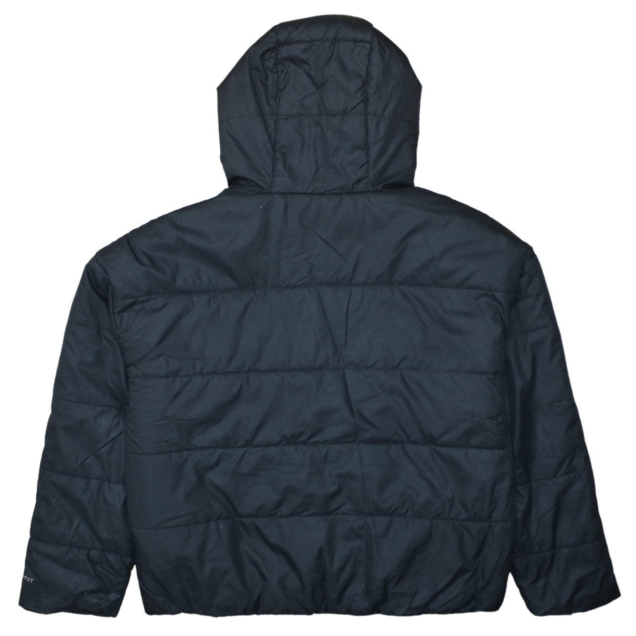 Nike Womens Black Therma-Fit Hooded Puffer Jacket L