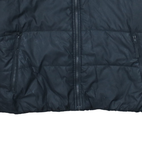 Nike Womens Black Therma-Fit Hooded Puffer Jacket L