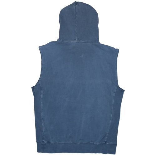 Champion Men's Blue Sleeveless Hoodie XL Sports Vest