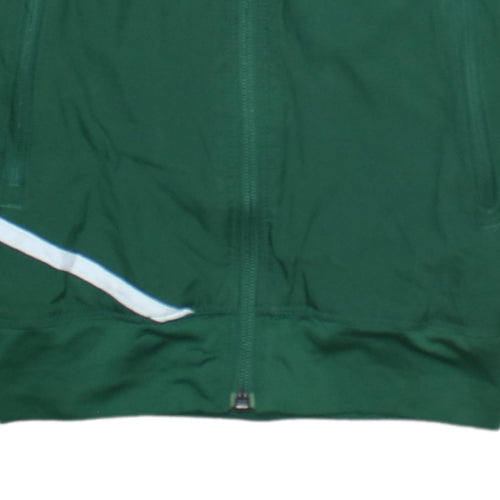 Nike Boys Green Dri-FIT Track Jacket Size 16 Years Full Zip Sports Top