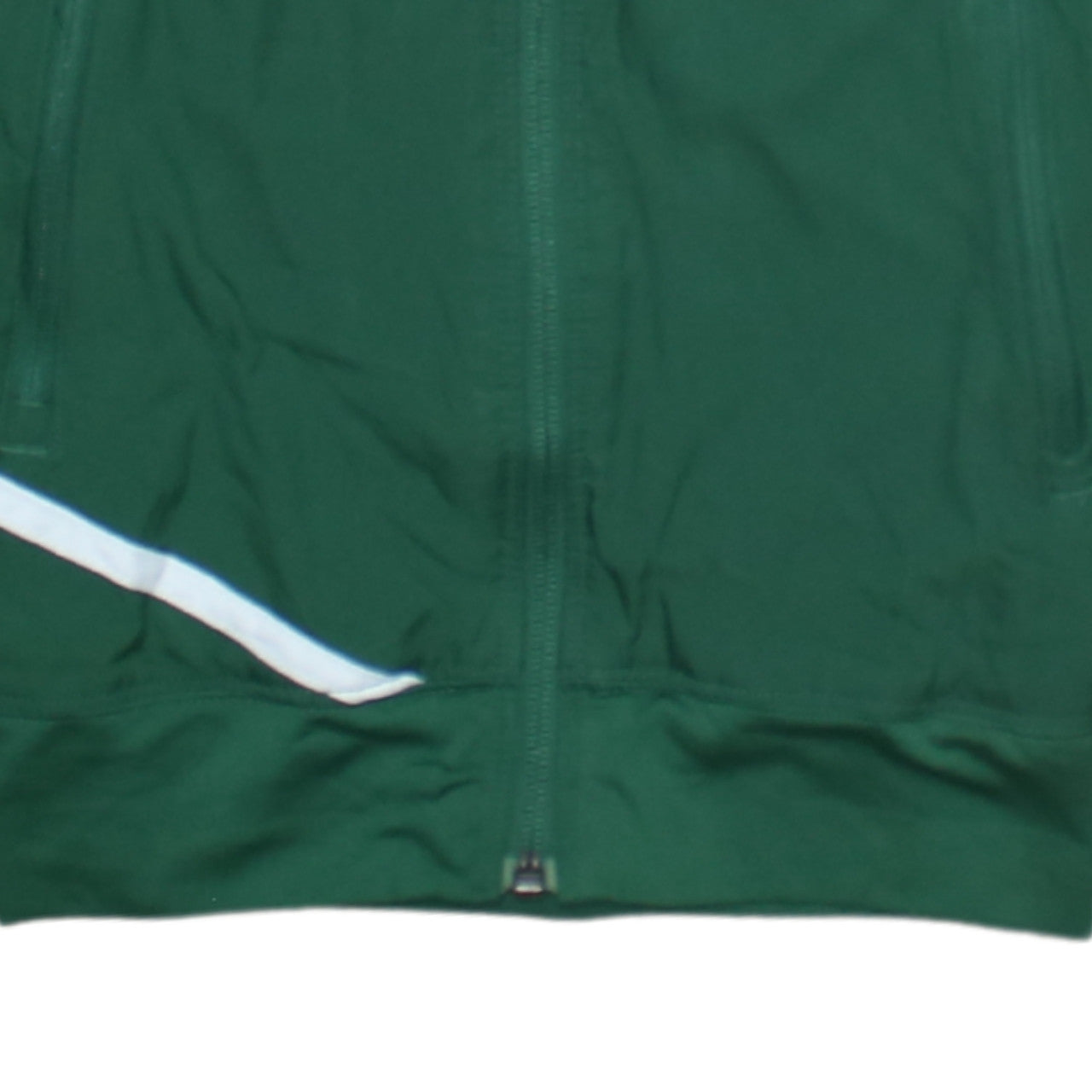 Nike Boys Green Dri-FIT Track Jacket Size 16 Years Full Zip Sports Top