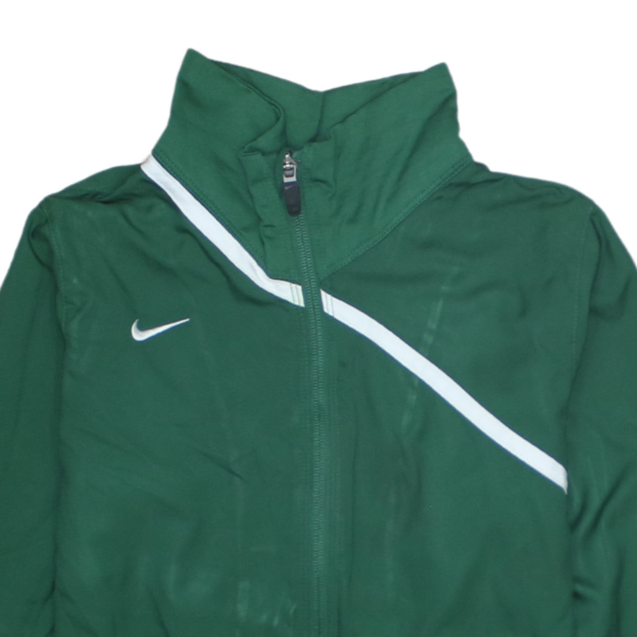 Nike Boys Green Dri-FIT Track Jacket Size 16 Years Full Zip Sports Top