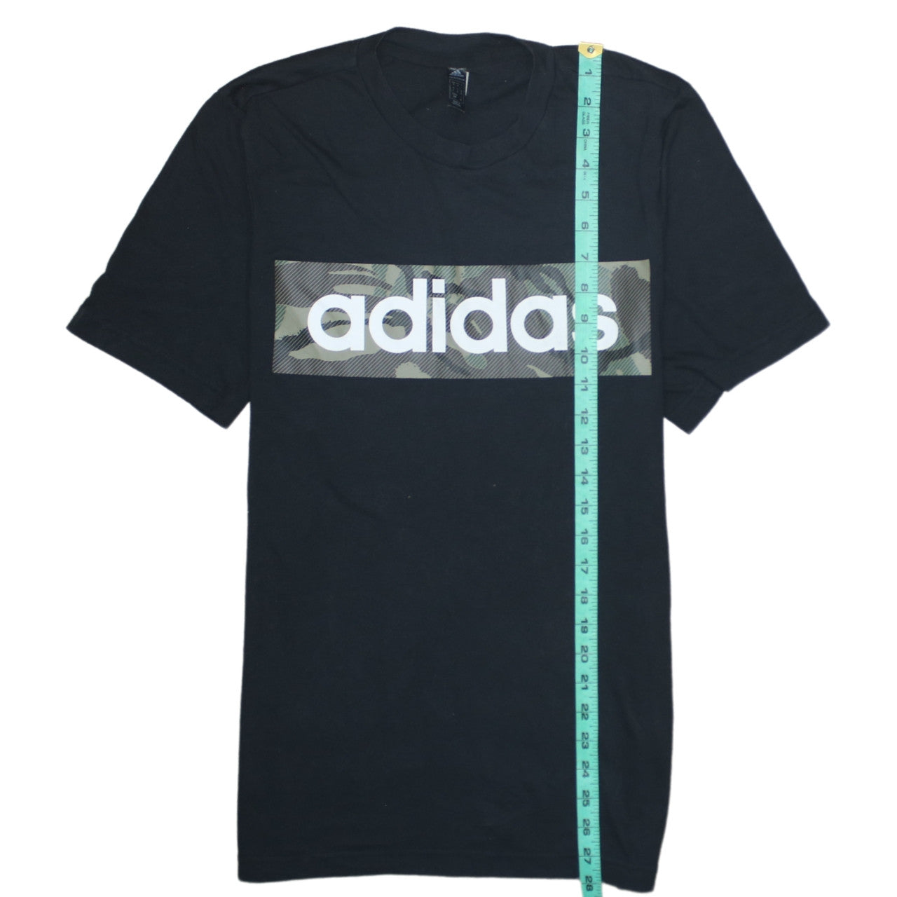 Adidas Men's Black Camouflage Logo T-Shirt Size S