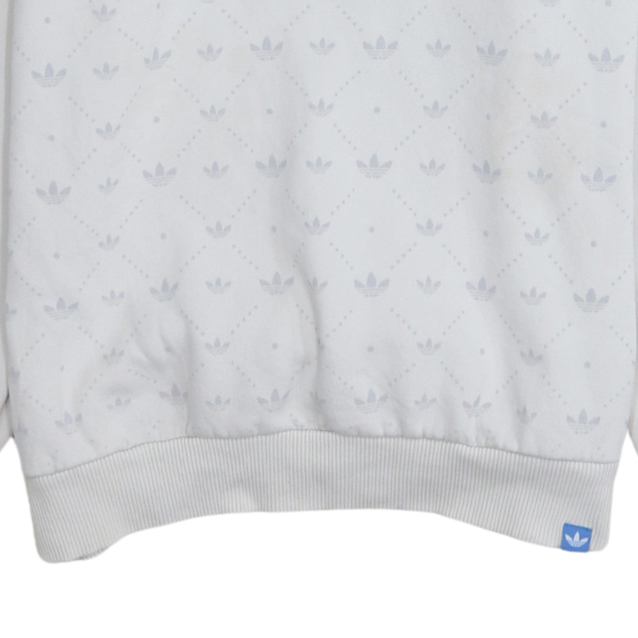 Adidas Men's White Pullover Hoodie Small Graphic Logo Sportswear