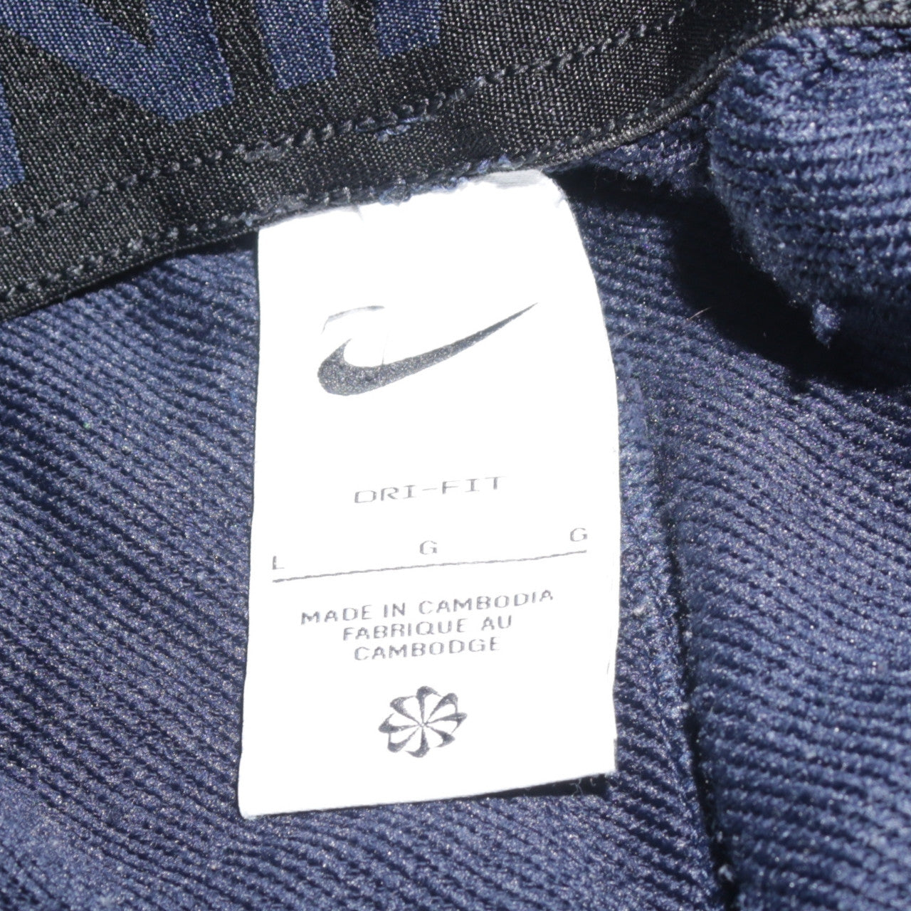 Nike Men's Blue Dri-FIT Joggers L Regular Fit Activewear Trousers