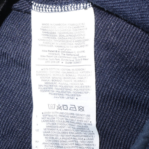 Nike Men's Blue Dri-FIT Joggers L Regular Fit Activewear Trousers