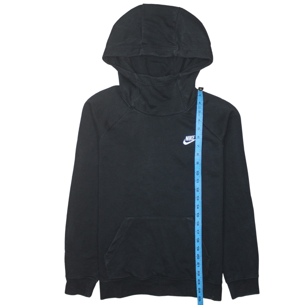 Nike Women's Black Pullover Hoodie Medium Cotton Blend Casual Sweatshirt