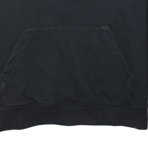 Nike Women's Black Pullover Hoodie Medium Cotton Blend Casual Sweatshirt