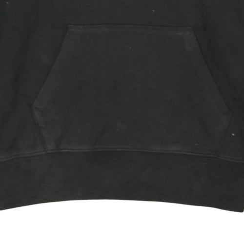 Levi's Men's Black Small Pullover Hoodie with Rainbow Embroidered Logo