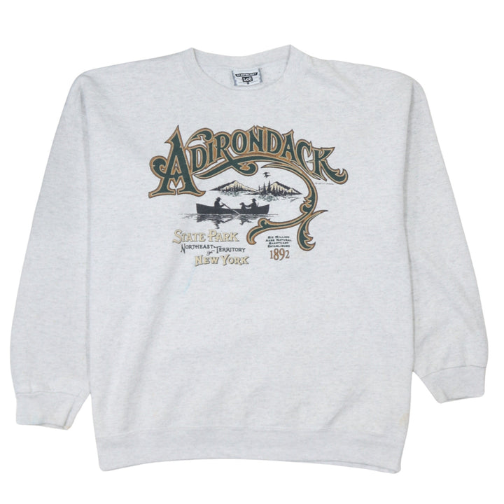 Lee Mens Grey Adirondack Heavyweight Sweatshirt 2XL Vintage Pullover