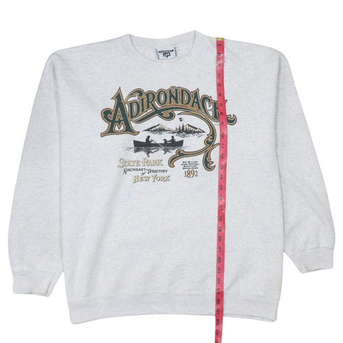 Lee Mens Grey Adirondack Heavyweight Sweatshirt 2XL Vintage Pullover