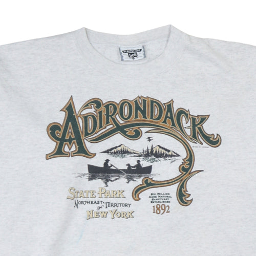Lee Mens Grey Adirondack Heavyweight Sweatshirt 2XL Vintage Pullover