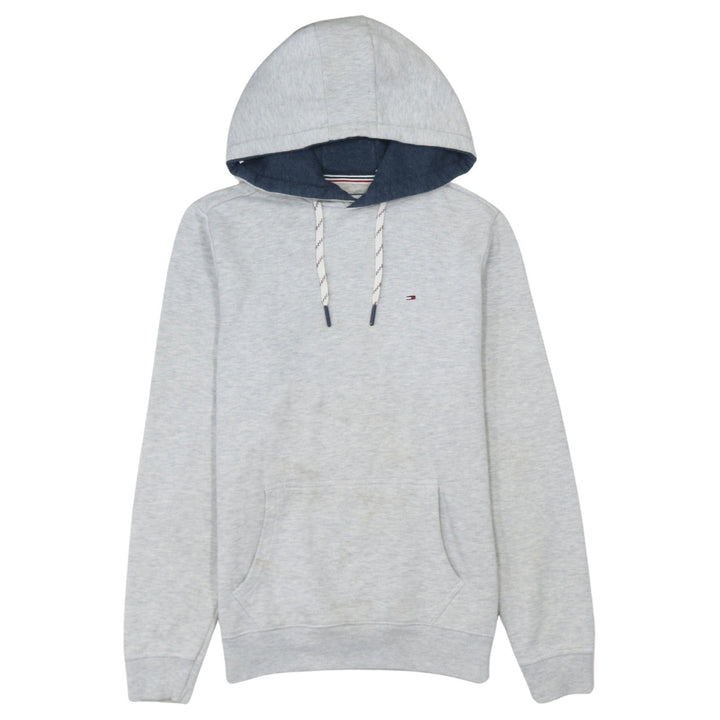 Tommy Hilfiger Men’s Grey Pullover Hoodie Size S Cotton Blend