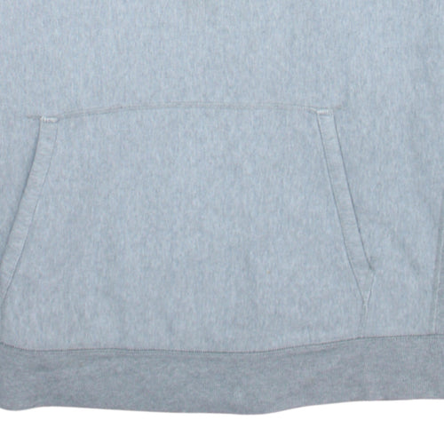 GAP Mens Grey Pullover Logo Hoodie XL Fleece Sweatshirt