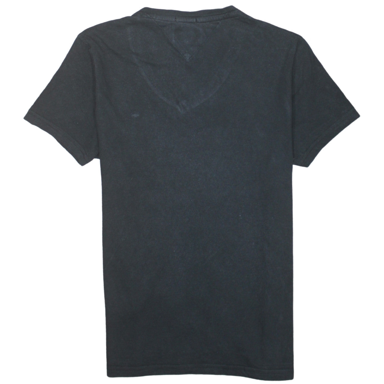 Hilfiger Denim Men's Black V-Neck Short Sleeve Cotton T-Shirt M