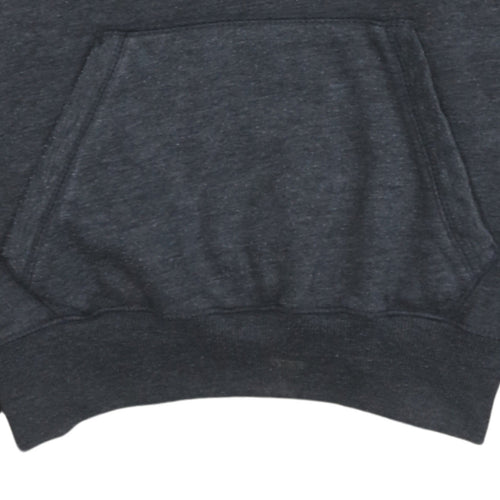 Pull & Bear Women's Charcoal Grey Pullover Hoodie Size S