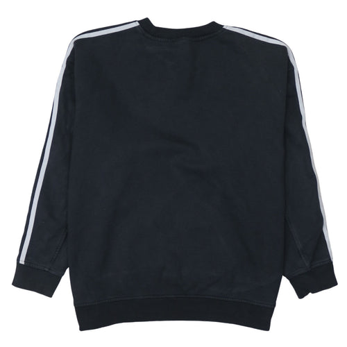 Adidas Womens Black XS Crew Neck Pullover Sweatshirt Cotton