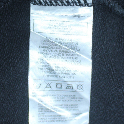 Adidas Womens Black XS Crew Neck Pullover Sweatshirt Cotton