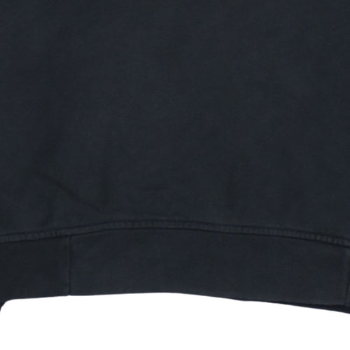 Adidas Womens Black XS Crew Neck Pullover Sweatshirt Cotton