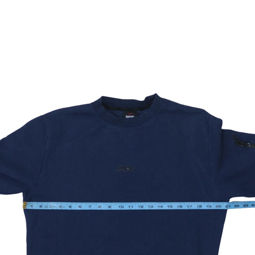 Diesel Mens Blue Crew Neck Pullover Sweatshirt Medium