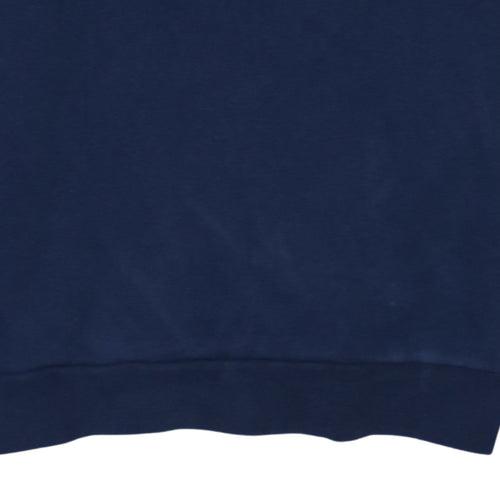 Diesel Mens Blue Crew Neck Pullover Sweatshirt Medium