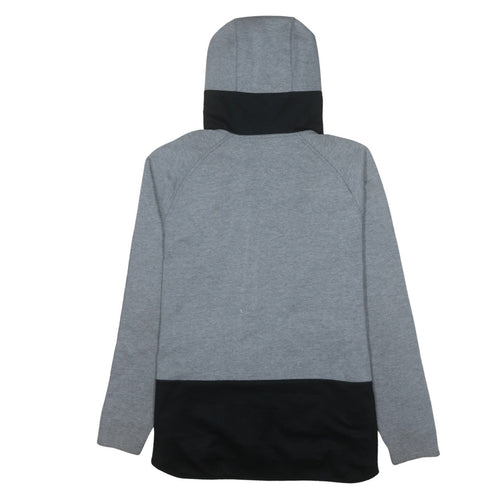 Nike Men's Grey Full Zip Hoodie L Regular Fit Sportswear