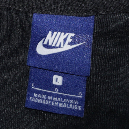 Nike Men's Grey Full Zip Hoodie L Regular Fit Sportswear