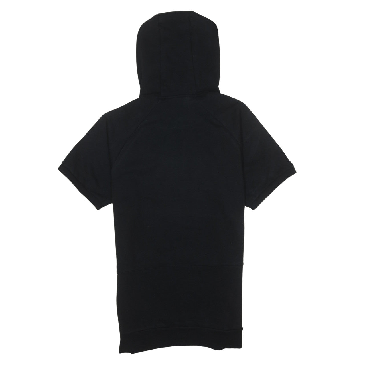 Adidas Mens Black Short Sleeve Pullover Hoodie M Sports Style
