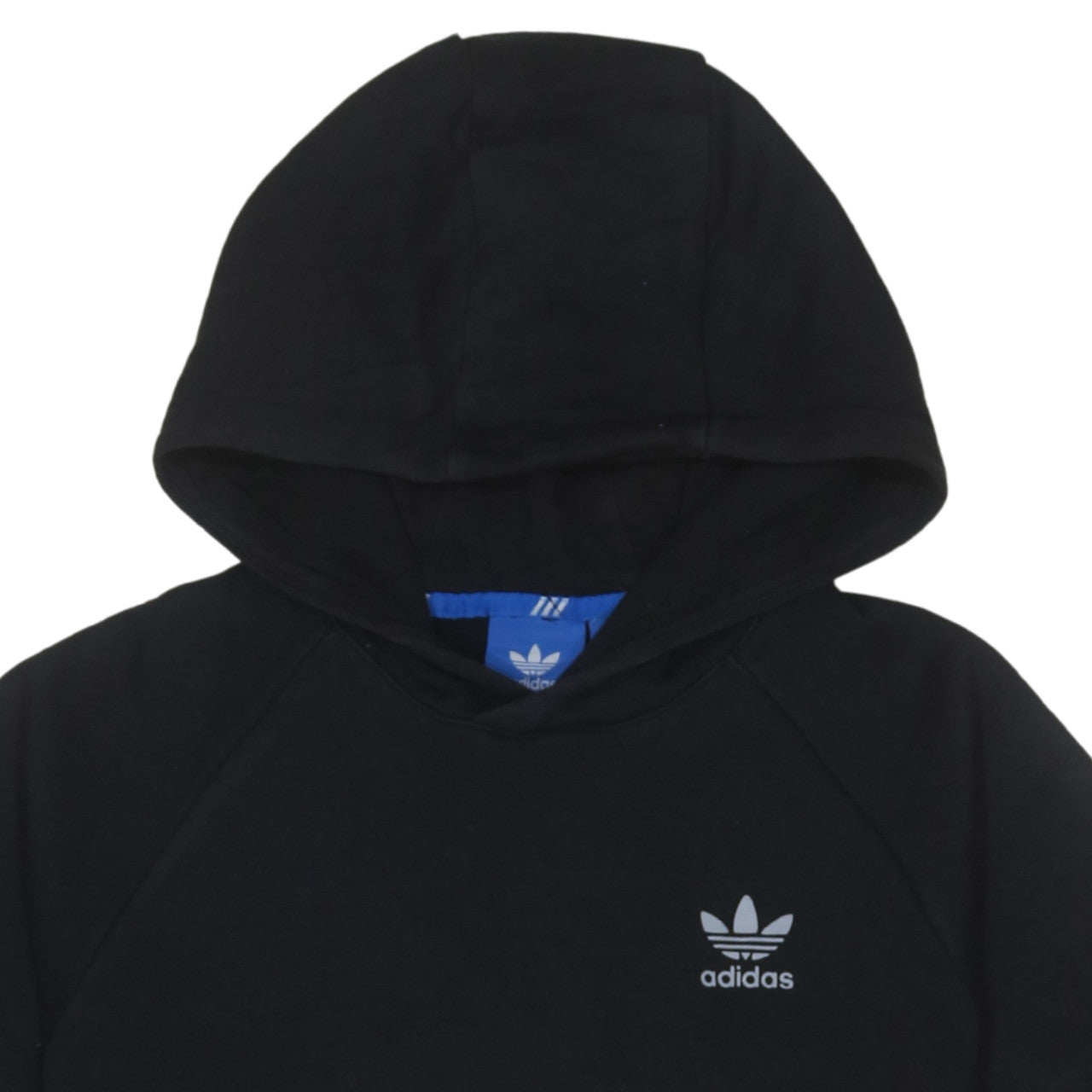 Adidas Mens Black Short Sleeve Pullover Hoodie M Sports Style