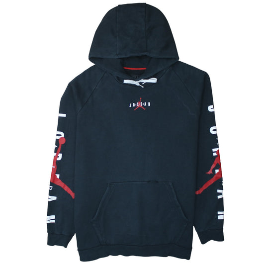 Jordan Men's Black XL Pullover Hoodie with Graphic Logo