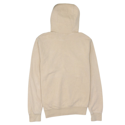 Nike Men's Beige Pullover Hoodie Small Regular Fit Fleece Sweatshirt