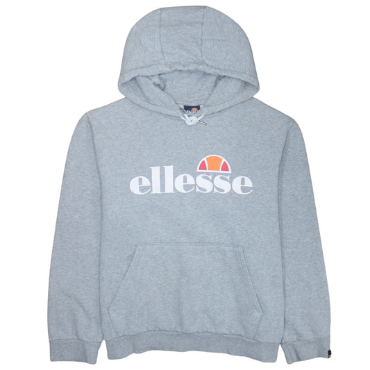 Ellesse Women's Grey Hooded Pullover Sweatshirt UK 22