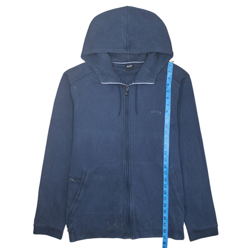 Hugo Boss Men's Blue XL Full Zip Hoodie Sweatshirt