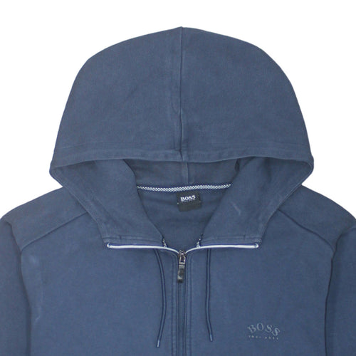 Hugo Boss Men's Blue XL Full Zip Hoodie Sweatshirt
